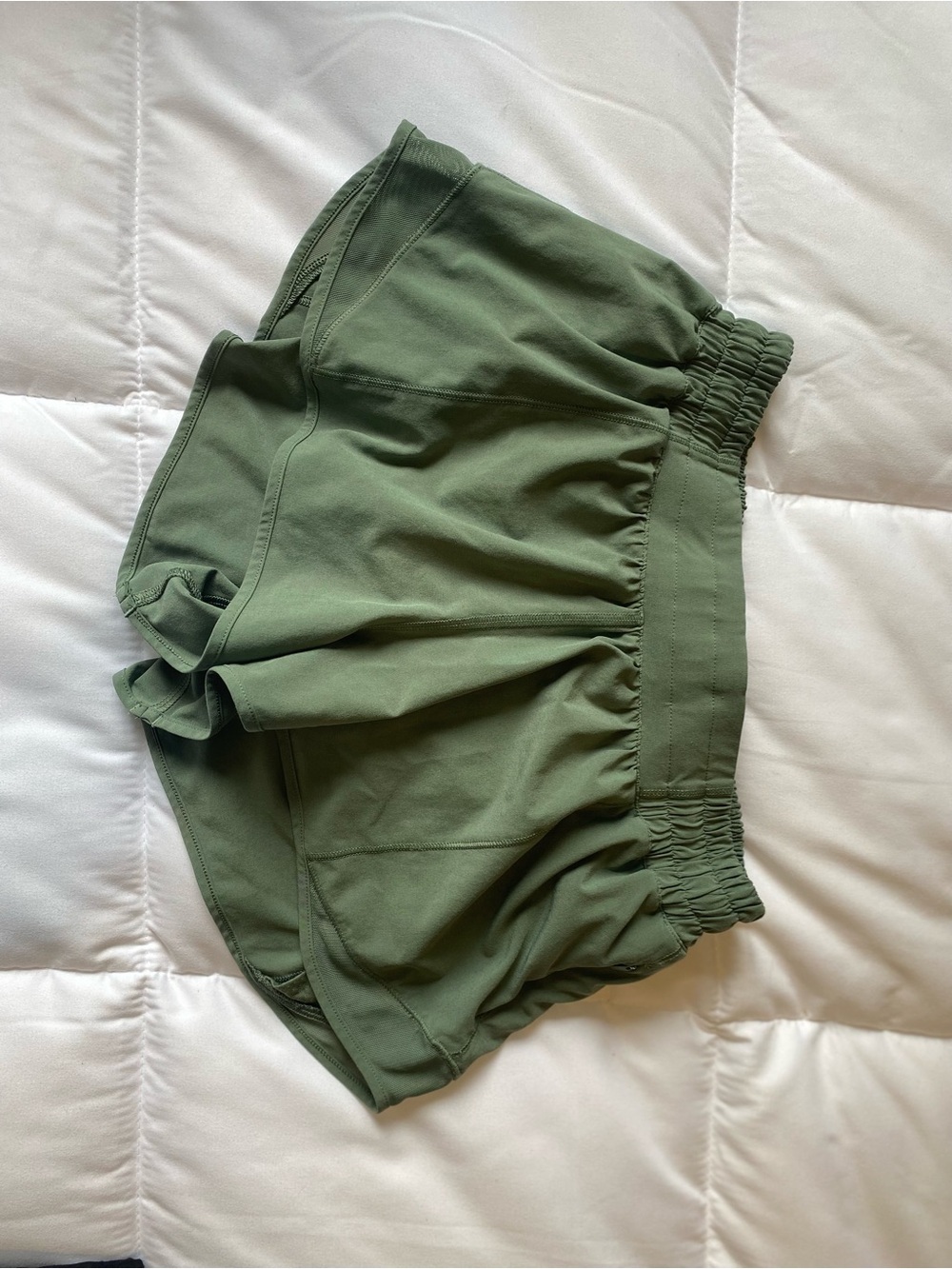 lululemon athletica Olive Green Women's Athletic Shorts